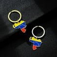 thumbnail image 4 of Venezuela Map Flag Keychain Stainless steel Venezuela Charm Pendant Keyring Remembrances Jewelry Support Venezuela Gift, 4 of 8