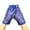 Blue, variant on Unisex Wrist Length Full Finger Sequin Solid Color 80s Sparkling Glitter Party Short Gloves