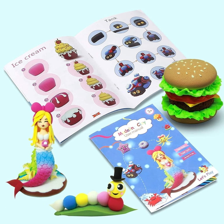 CiaraQ Modeling Clay 50 Colors Air Dry Clay Set photo 8