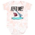 thumbnail image 3 of Inktastic Feed Me with Shark Head Boys or Girls Baby Bodysuit, 3 of 5