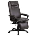 thumbnail image 1 of Scranton & Co High Back Leather Reclining Office Chair in Brown, 1 of 6