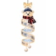thumbnail image 2 of Hometravel Christmas Spiral Hanging LED Light Decor, Pre-lit Holiday Hanging Ornament, Assorted Designs with Bear/Bow Bell/Star Tree, Lighted Decoration for Porch, Doorway & Outdoor Christmas Decor, 2 of 7