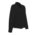 thumbnail image 3 of Blusa George para Mujer, Manga Larga Negro Talla M, 3 of 4