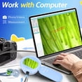 thumbnail image 3 of Digital Kids Digital Microscope 2 Inch IPS Screen Manual Focus Digital Zoom Students Handheld Magnifying Glass with LED Lights, 3 of 7