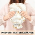 thumbnail image 5 of 2L Hot Water Bottle with Soft Velvet Cover PVC Hot Water Bag for Pain Relief Long-Lasting Warmth Small Shells and Starfish, 5 of 8
