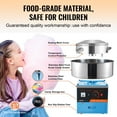 thumbnail image 4 of Electric Marshmallow Maker 1000W Commercial Machine with Stainless Steel Bowl Sugar Spoon Drawer Blue for Family Birthday Parties Gatherings, 4 of 6