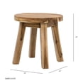 thumbnail image 3 of French Country Solid Wood Table | Round Design for Living Rooms | Infuse a touch of elegance into your space, 3 of 6