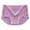 Hot Pink, variant on Midwennn Women Fashion Solid Mid Waist Lace Comfortable Breathable Underwear Womens Bikini Panties Microfiber