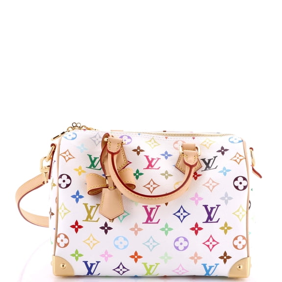 Pre-Owned x Takashi Murakami Speedy Soft Bandouliere Bag Monogram Multicolor 25 By Rebag