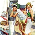 thumbnail image 2 of "Checking Her Out" Painting Print on Wrapped Canvas, 2 of 7
