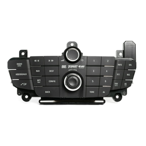 Restored Buick 2011 Regal Radio Control Panel Part Number 13273262 Option Code UYS (Refurbished)