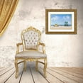 thumbnail image 3 of Gasoline Images 24x18 Gold Ornate Wood Framed with Double Matting Museum Art Print Titled - Waiting for the Waves-Miami Beach, 3 of 4