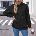 thumbnail image 7 of Diufon Hoodies Drawstring for Women Fall Solid Color Casual Sweatshirt Long Sleeve Blouses, 7 of 7