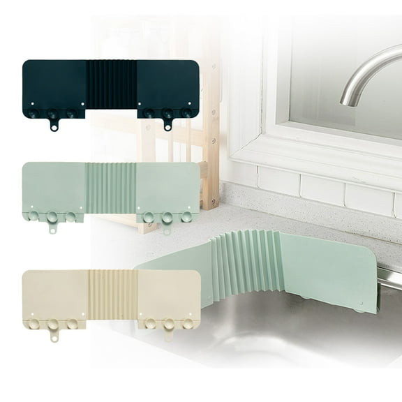 Windfall Sink Splash Guard Foldable Silicone Water Flap Splashproof Tool for Kitchen