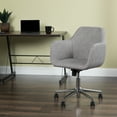 thumbnail image 2 of OFM Essentials Collection Upholstered Home Office Desk Chair, in Gray (ESS-2085-GRY), 2 of 8