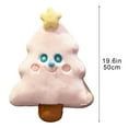 thumbnail image 3 of Loespoir Christmas Tree Pillows, Festive Stuffed Toy with Soft Flannel, Holiday Decor Couch Cushion for Christmas Gift, Living Room, Bed, and Seasonal Comfort(Pink), 3 of 6