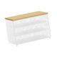 thumbnail image 2 of Cubierta de alimentos, malla de protección para alimentos, cubierta de hierro para utensilios de cocina, cubierta para servir platos Blanco 48cmx26cmx31cm, 2 of 9