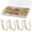 Bronze, variant on 1.2 Inches Curtain Hooks, 58 count Metal Drapery Pin and Hook for Door Window Shower Curtain,