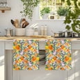 thumbnail image 4 of Orange Lemons Kitchen Towels Set of 3, Summer Botanical Pastoral Elegant Absorbent Dish Towels for Kitchen, Microfiber Hand Towel, Quick Drying Tea Towel for Cleaning Decorative Dishcloths, 4 of 7