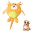 thumbnail image 1 of Dog Squeaky Toy Cartoon: Plush Puppy Teething Toy Pet Interactive Toy for Biting, 1 of 10