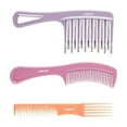 thumbnail image 3 of (2 pack) Conair Style, Lift, Detangle Value Hair Comb Set, Assorted Colors, 3-Count, 3 of 8