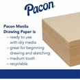 thumbnail image 3 of Papel de dibujo Pacon Cream Manila, 12 x 18 cm, 50 libras, 500 hojas, 3 of 4
