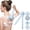 Blue, variant on Electric Body Brush Back Scrubber for Shower, Waterproof Long Dual Handle Power Body Scrubber with 3 Heads, Rechargeable Bath Brush & 2 Speeds, for Cleansing, Exfoliating and Massaging Skin