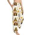 thumbnail image 2 of Daiia Beekeeper Gnome Holding A Glass Women's Sleep Pant with Pockets and Drawstring,Pajama Pants-Medium, 2 of 9