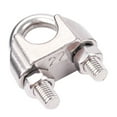 thumbnail image 4 of MasteelfCA 10PCS Stainless Steel Cable Clip U-shaped Clip Wire Rope Tie Chuck Saddle Tie Wire Rope (Silver), 4 of 7