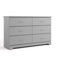 thumbnail image 3 of Storkcraft Brookside 6 Drawer Dresser, Pebble Gray, 3 of 18