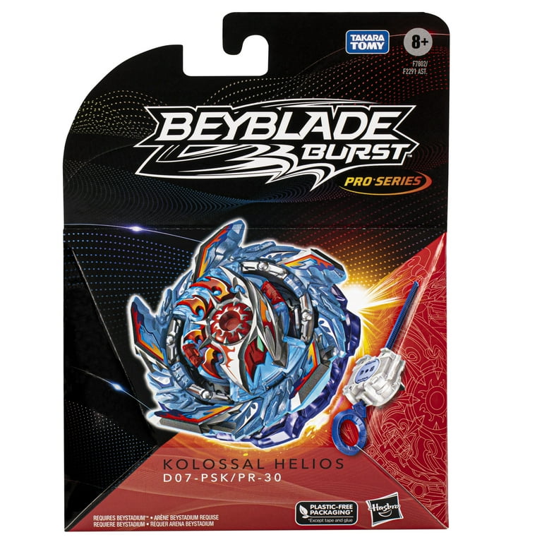 Beyblade, Spinning Top & Launcher, Kolossal Helios Pro Series D07