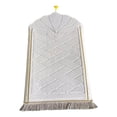 thumbnail image 4 of Portable Soft Muslim Carpet Area Rugs Eid Wedding Birthday Present Light Gray, 4 of 9