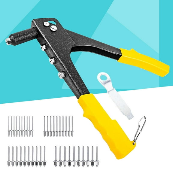FUTUREORYY Blind Rivet Tool Rivet Gun Steel Users of Riveting Tools Leather Riveting 1 Set