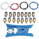thumbnail image 1 of Piezas De Tubo De PTFE, Juego De Tubos De PTFE Resistencia A Altas Temperaturas Latón Acero Inoxidable PTFE Para Impresora 3D Amonsee PTFE Tube Set, 1 of 8