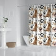 thumbnail image 2 of Golden Retriever Shower Curtain 72"x72" ,Bathroom Decorative Shower Curtains Set with 12 Hooks,Modern Waterproof Washable Shower Curtain, 2 of 6