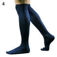 thumbnail image 6 of Yesbay Men Sport Football Baseball Hockey Soccer Long Socks Over Knee High Socks Black, 6 of 7