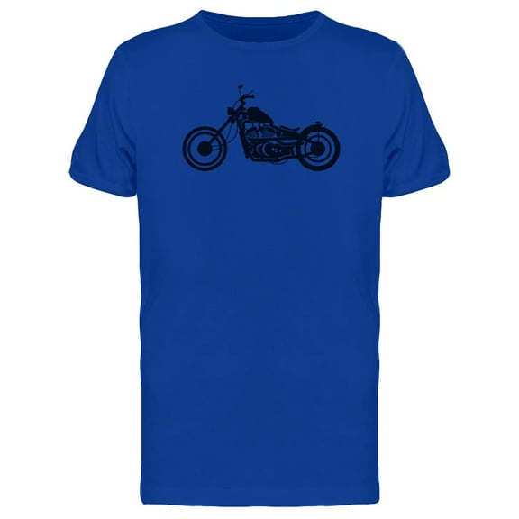 Grunge Motorcycle Silhouette T-Shirt Men -Image by Shutterstock, Male 3X-Large