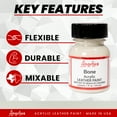 thumbnail image 2 of Angelus® Acrylic Leather Paint, 1 oz., Bone, 2 of 9
