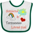 thumbnail image 3 of Inktastic Someone in Tennessee Loves Me Boys or Girls Baby Bib, 3 of 4