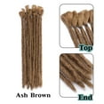 thumbnail image 2 of 12” Soft Short Dreadlocks Dreads Handmade Crochet Braids Afro Braiding Locs Hair Extensions Dark black 25g, 2 of 5
