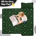 thumbnail image 4 of Dark Green Christmas Tree and Star Pattern Toddler Nap Mats for Kids Preschool,50"x20" Sleeping Mat Bag or Kids,Toddler Sleeping Bag,Toddler Nap Mat or Daycare, 4 of 6