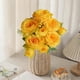 thumbnail image 4 of Flores Artificiales para Al Aire Libre 5 Ramas Philippos Rose Bouquet Simulado de Seda Flor Rosa Mesa Decoración Del Hogar 32cm Seda Blanca Flores Artificiales Ramo de Boda Rosas Flores Artificiales, 4 of 6