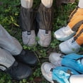 thumbnail image 2 of Trail Leg Gaiters With Silicone Coating Secure Hook Closure Weather Protective Shoe Covers For Walking Running Climbing, 2 of 21