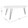 thumbnail image 6 of SAFAVIEH Wynton Retro Mid-Century Modern Coffee Table, White/Black, 6 of 8