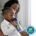 thumbnail image 5 of Dr. Brown's Milestones Vaso aislante con pajita y asas, vaso a prueba de derrames con tapa, paquete de 2, azul, 10 oz/300 ml, sin BPA, 12 m+, 5 of 5