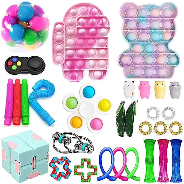 Juguete sensorial Push Bubble Fidget para aliviar el estrés del autismo