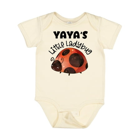 

Inktastic Yaya s Little Ladybug Gift Baby Boy or Baby Girl Bodysuit