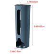 thumbnail image 2 of Plastic Bag Holder, Grocery Shopping Bag Dispenser Wall Mounted, Large-Capacity Storage Hanging Organizer with Large Opening, Suitable for Kitchen, Pantry, 2.95x8.66 inch, 2 of 2
