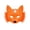A004- Style D, variant on Half Fox Face Mask Halloween Accessories, 8X8 in Plush Furry Mask for Masquerade Party, Adult Halloween Party Favors for Women Men
