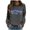 Dark Gray, variant on HCYSFG Womens Kentucky Sweatshirts Crewneck Long Sleeve Ribbed Drop Shoulder Relaxed Fit Pullovers Casual Tops